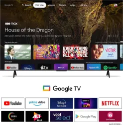 iFFALCON by TCL U65 138 cm (55 inch) Ultra HD (4K) LED Smart Google TV 2025 Edition with MEMC |