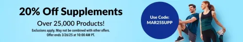 Image of IHerb Coupon : 20% off on Supplements 