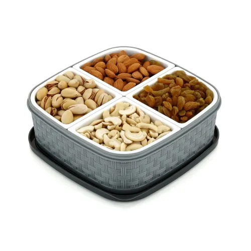 Image of IMPERIAL WOOD WORKS Plastic Dry Fruit /Masala Box 