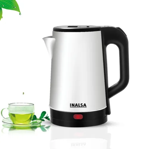 Image of INALSA Prism FS Electric Kettle 1.8L (1550W, SS Body, Cordless Base)