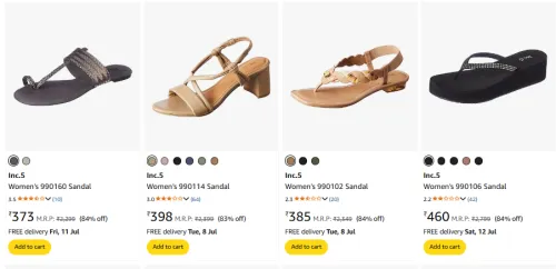 Image of Inc.5 Women Sandal at Minimum 80% Off
