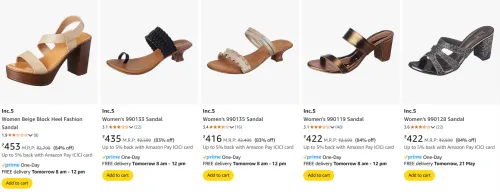 Image of Inc.5 Women's Heels at minimum 81% Discount