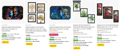 Image of Indianara Frames Minimum 75% Discount 