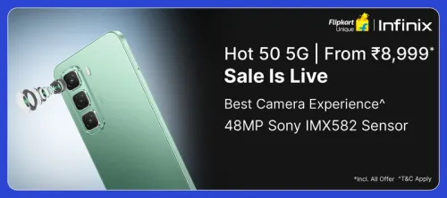Image of Infinix Hot 50 5G on Flipkart Big Billion Days Sale