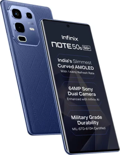 Image of Infinix Note 50s 5G+ (Marine Drift, 128 GB)  (6 GB RAM)