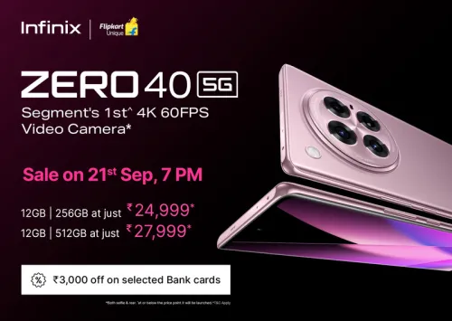 Image of Infinix Zero 40 5G on Flipkart Big Billion Days Sale
