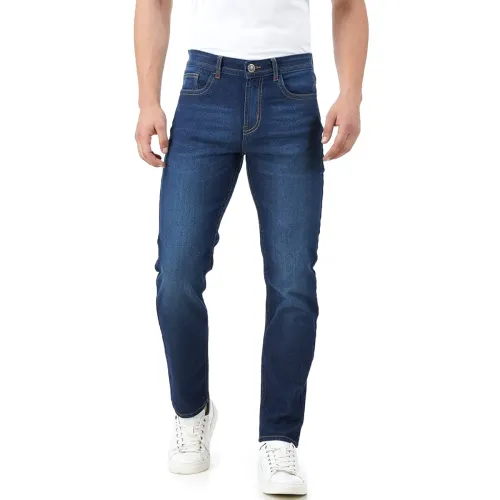 Image of INKD Men's Regular Fit Jeans - Mid-Rise 