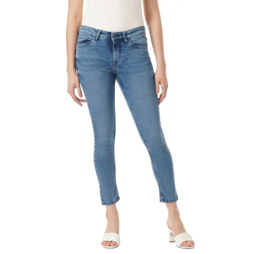 Image of INKD Women's Buttersoft Mid-Rise Skinny Fit Jeans