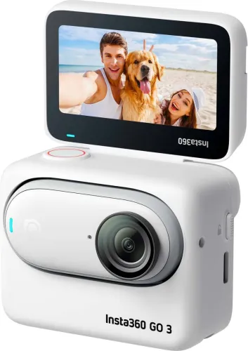 Image of Insta360 GO 3 (32GB) Sports and Action Camera (White, 9 MP).