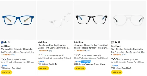 Image of Intellilens Glasses at minimum 80% Discount