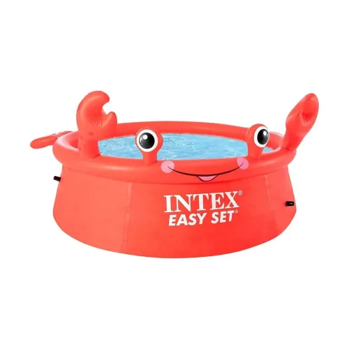 Image of Intex - 26100 Happy Crab Easy Set Above Ground Pool 6 Feet