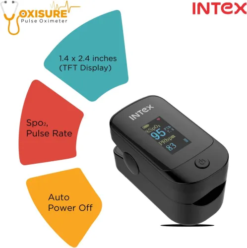 Image of Intex Oxisure Pulse Oximeter (Silver) .