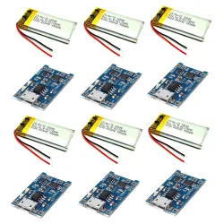 INVENTO 6Pcs Li-ion Lithium-ion Rechargeable Battery