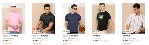 Image of Invictus Men,s Clothing Flat 80-85% Discount