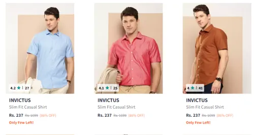 Image of Invictus Shirt up to 86% Discount