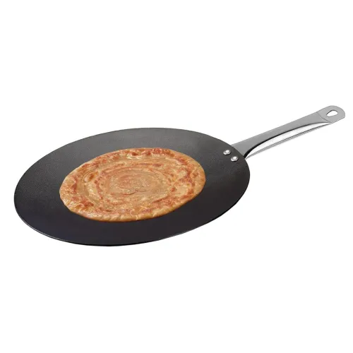 Image of amicus Kitchen Pre-Seasoned Iron Tawa for Roti Chapati