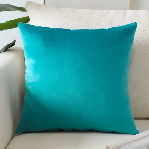 Image of IVAZA Velvet Decorative Cushion Cover 12x12 Inch - Set of 1