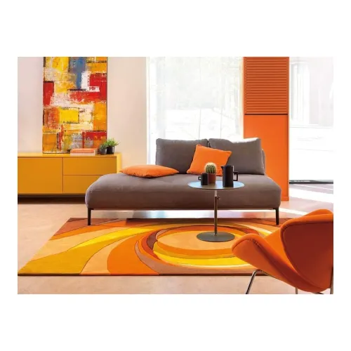 Image of Izaan Rugs Embossed Carved Handmade Carpet 