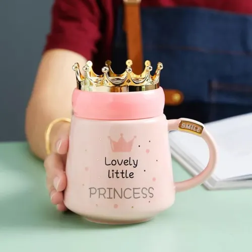 Image of IZZHAAR Ceramic Crown Mug – 400 ML