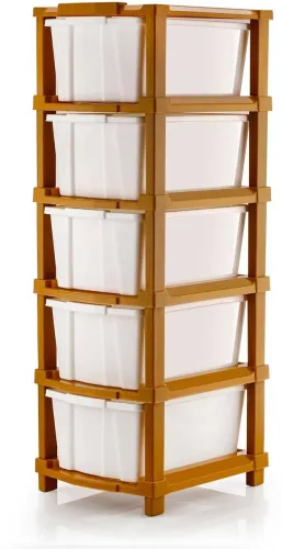 Image of J K INTERNATIONAL 5 Compartments Plastic Multipurpose Drawer