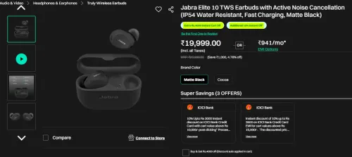 Image of Jabra Elite 10 TWS Earbuds 