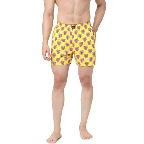 Image of Jack & Jones Mens Printed Cotton Regular Fit Boxers