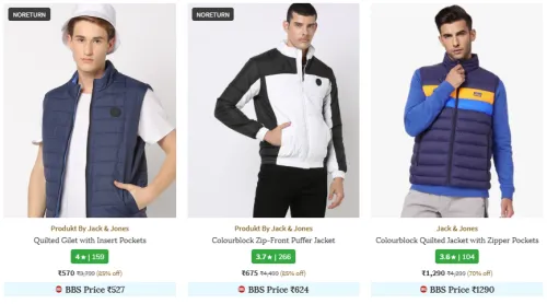 Image of Jack And Jones Brand Men's Jackets & Blazers @ Up to 85% Discount
