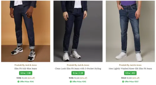 Image of Jack And Jones Brand Men's Jeans @ Up to 82% Discount 