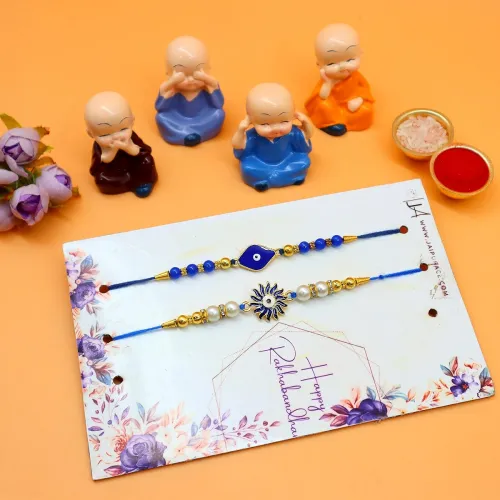 Image of JAIPUR ACE Evil Eye Rakhi Set Combo Kit 2025