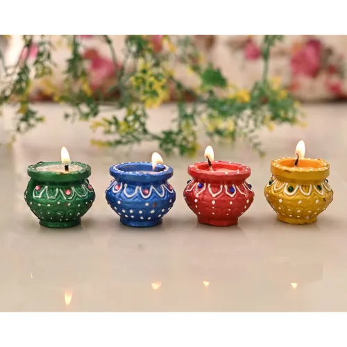 Image of Jaipur Ace Matki Diwali Diyas 