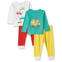 Jam & Honey Baby Boys Cotton Tee & Jogger Set