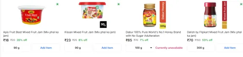 Image of Jams & Honey Starting At @₹16