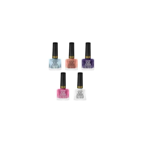 Image of Jaquline USA Pack of 5 Pure Stroke Nail Paint