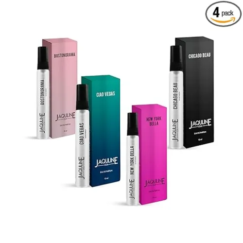 Image of Jaquline USA Set Of 4 Pocket Perfumes Edp