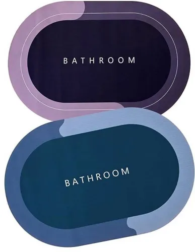 Image of Jazox Rubber Bathroom Mat Pack of 2