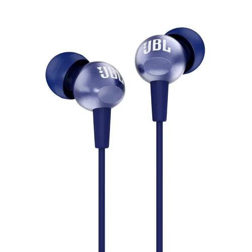 Image of JBL C200SI, Premium in Ear Wired Earphones with Mic (Blue)