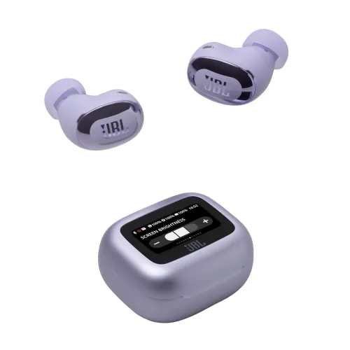 Image of JBL Live Buds 3 TWS (ANC, 40H Playtime, Smart Case, Purple)