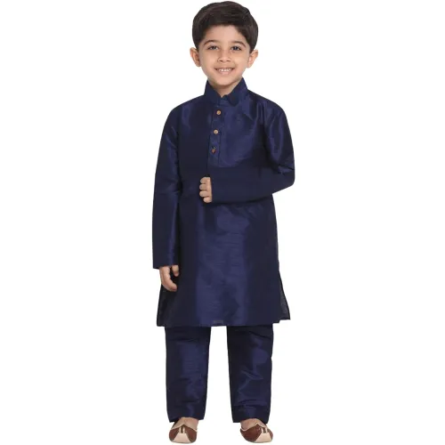 Image of JBN Creation Boys Cotton Kurta Pyjama Set