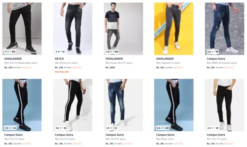 Image of Jeans For Men starting @ ₹319