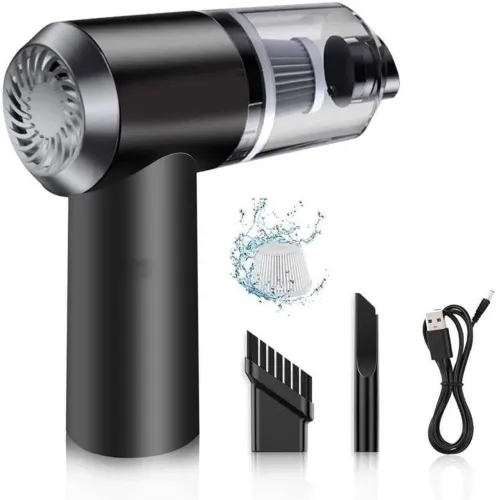 Image of JERITO 3 in 1 Portable High Power Car Vacuum Cleaner USB Rechargeable Wireless Handheld Car Vacuum Cleaner Traveling