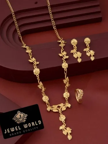 Image of Jewel WORLD Copper Gold-Plated Jewel Set Pack of 1
