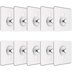 JIALTO 10 Pcs Self Adhesive Wall Hooks