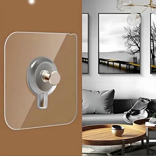 Image of JIALTO 10 Pcs Self Adhesive 6mm Wall Hanger
