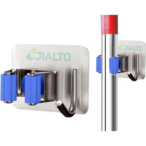 Image of JIALTO 2 PCS Broom Holder Wall Mounted
