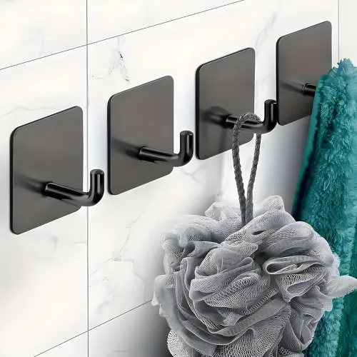 Image of JIALTO 4 PCS Self Adhesive Hooks for Hanging