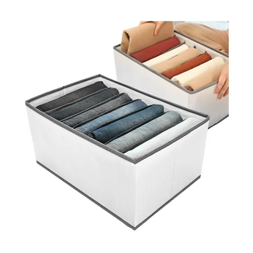 Image of JIALTO Cloth Organiser for Wardrobe 7Grids