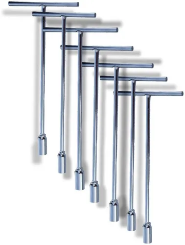 Image of Jiya S1264 Steel T Spanner Set of 7 (8–15mm) 