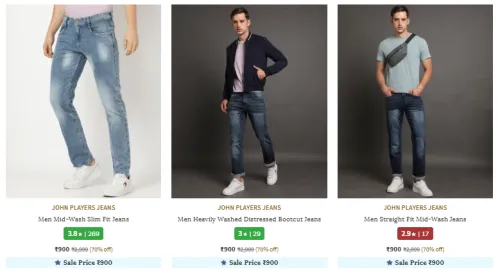 Image of JOHN PLAYERS JEANS Brand Men's Jeans @ Up to 70% Discount