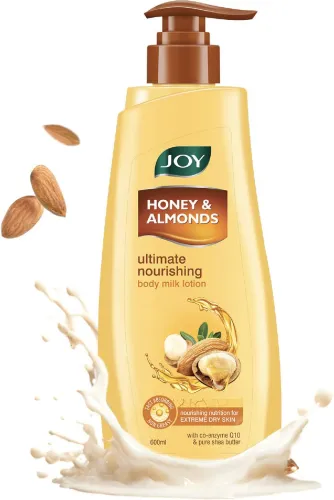 Image of Joy Honey & Almonds Ultimate Nourishing Body Milk Lotion (600 ml)