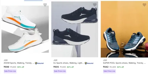 Image of JQR Men’s Sports Shoes At minimum 60% Discount